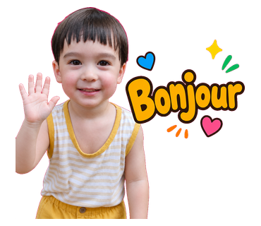 สติ๊กเกอร์ — Bonjour